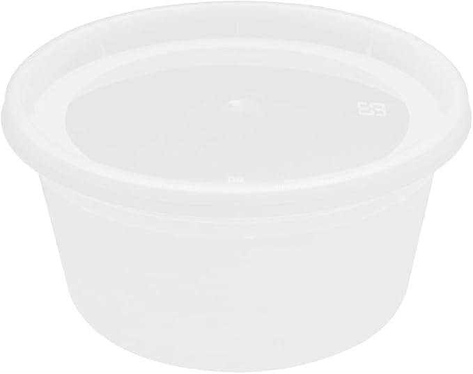 Karat [12oz - 240 ct] Clear PP Injection Molded Round Deli Containers with Lids (FP-IMDC12-PP) - Image 5