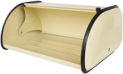 SOTECH Bread Box Kitchen Metal Container for Storage Bin Countertop Keeper Rustic Holder Vintage airtight Counter with Roll Top Farmhouse Bread Boxes - Image 2