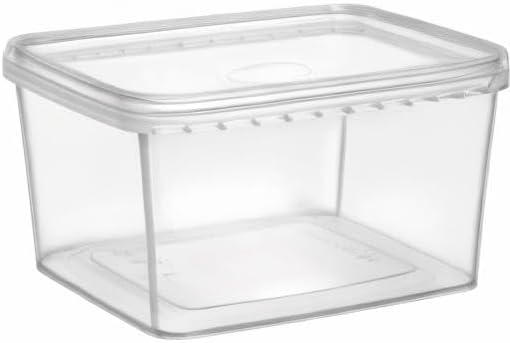 32 oz 20 Pack Square Clear Deli Containers with Lids Disposable BPA Free Square Plastic Food Storage Containers with Lids Airtight for Meal Prep Take Out Kitchen - Image 8