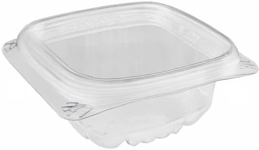 Karat 4oz PET Clear Clamshell Deli Containers - Leak-Resistant, Easy Seal for Freshness, Ideal for Salads, Fruits, Sides & Desserts - Multipurpose Plastic Take Out Food Containers (Pack of 400) - Image 8