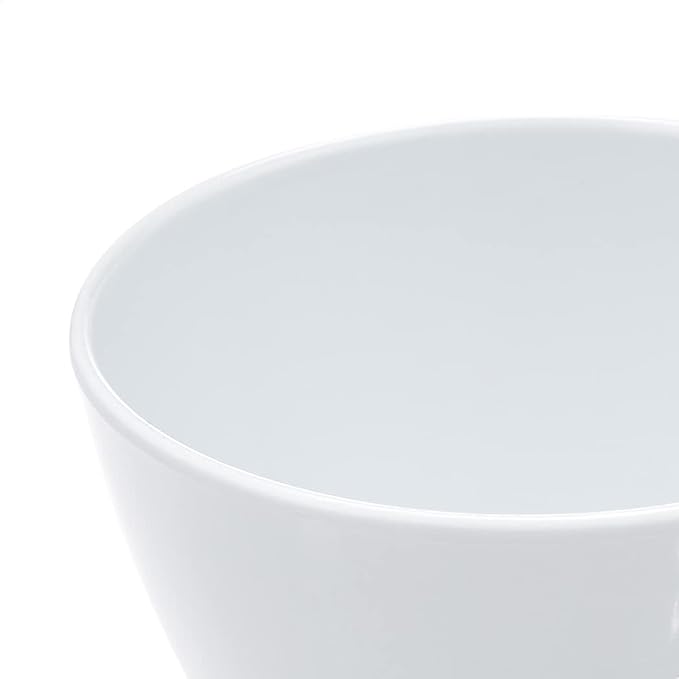 Amazon Basics Melamine Small Bowls for Sauces, Dessert, Round Serving Bowls, BPA Free, Dishwasher Safe, 8 oz, White, 6-Piece Set - Image 5