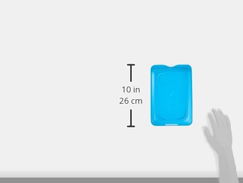 TATAY Cold Meat Containers for Fridge | Set of 4: 2 Maxi + 2 Mini | Fridge Storage | Removable Lid, Stackable | Microwave, Freezer and Dishwasher Safe | BPA-Free, Colour Blue and Lime - Image 3
