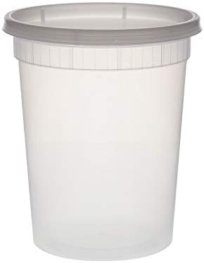 Deli Food Containers with Lids – 240 Sets Bulk Value Pack, 32 Oz Quart Size Airtight Food Storage Meal Prep Takeout & Restaurant Containers, BPA-Free, Microwave, Freezer & Dishwasher Safe (32 Oz) - Image 2