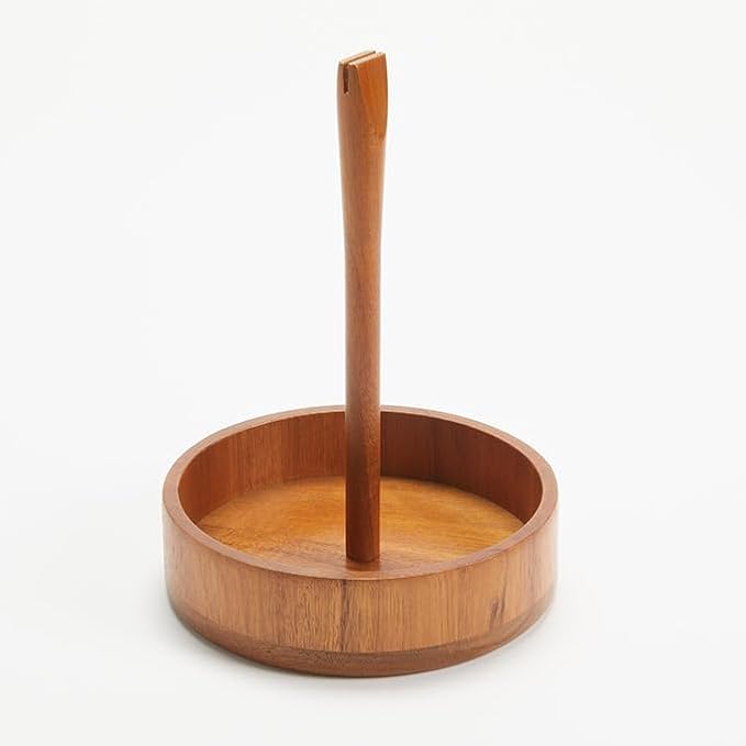 American Metalcraft, Inc. CONDIMENT CADDY, WOOD, ACACIA, 7-1/4" DIA. by AmericanMetalcraftInc