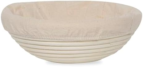 12 Pack 7" Round Banneton Proofing Baskets with Cloth Liner - Premium Artisan Rattan Bread Proofing Basket Set for Sourdough, Artisan Boules & Dough Rising – Bulk Supply for Home & Bakery - Image 6