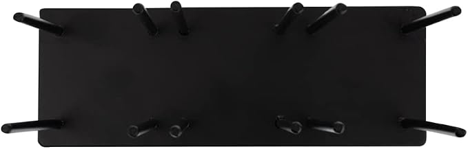 RW Base Black Iron Horizontal Portion Cup / Lid Organizer - 3 Section - 8 1/4" x 3" x 6" - 1 count box - Image 14