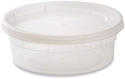 Deli Food Containers with Lids – 240 Sets Bulk Value Pack, 8 Oz Half Pint Size Airtight Food Storage Meal Prep Takeout & Restaurant Containers, BPA-Free, Microwave, Freezer & Dishwasher Safe (8 Oz) - Image 2