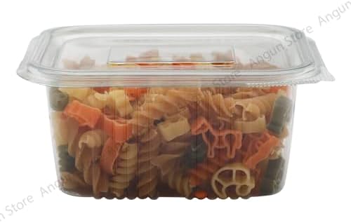 Limera Clear Plastic Food Containers with Hinged Lids, 100 Count, Disposable (25, Ounces), Transparent | 100 Pack Value Set, Crystal Clear Design, Secure Hinged Lid, BPA-Free Food Safe Material, Ideal For Takeout and Events - Image 6