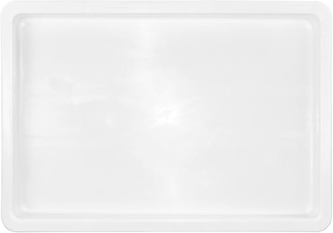 26 x 18 x 3 Inch Proofing Boxes, 10 Rectangle Dough Boxes - Stackable, Dishwasher-Safe, White Plastic Pizza Dough Boxes, Durable, Lids Sold Separately - Image 10