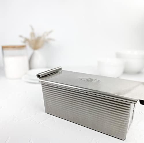 USA Pan Bakeware Pullman Loaf Pan With Cover, 9 x 4 inch, Nonstick & Quick Release Coating, Made in the USA from Aluminized Steel - Image 2