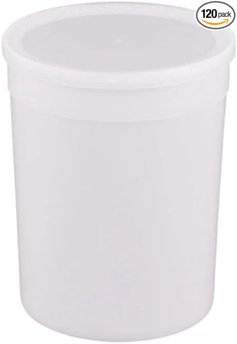128oz BPA-Free Plastic Deli Containers with Leak-Proof Lids: 120CT by Unknown