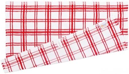 MÜkitchen Premium Kitchen Towels, 20x30 inches, 100% Cotton, Set of 4 (Crimson) - Image 5