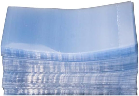 45 x 23 mm Clear Perforated Shrink Band for Boston Round Bottles, Tincture Bottles & Dropper Bottles [Cap Diameter: 1"] Pack of 50 by SupplementandSupply