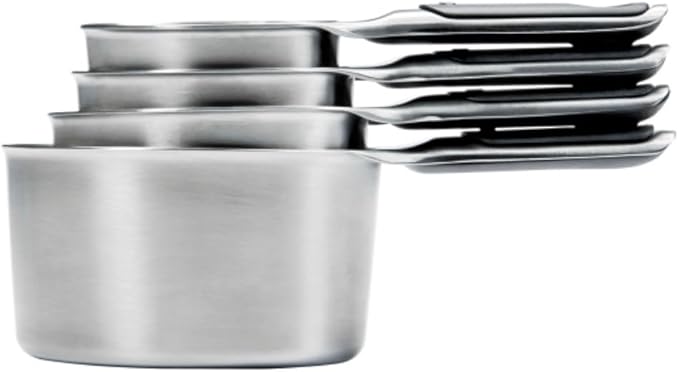 OXO Good Grips 4 Piece Stainless Steel Measuring Cups with Magnetic Snaps by Unknown