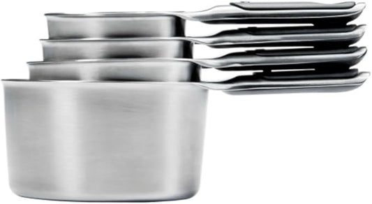 OXO Good Grips 4 Piece Stainless Steel Measuring Cups with Magnetic Snaps by Unknown