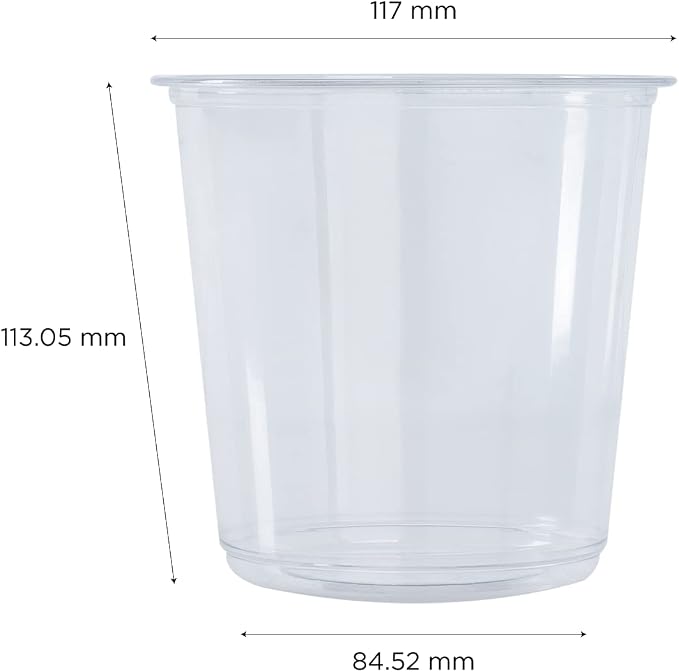 Karat 24oz PET Round Deli Container (117mm), FP-DC24-PET - 500 ct - Image 5