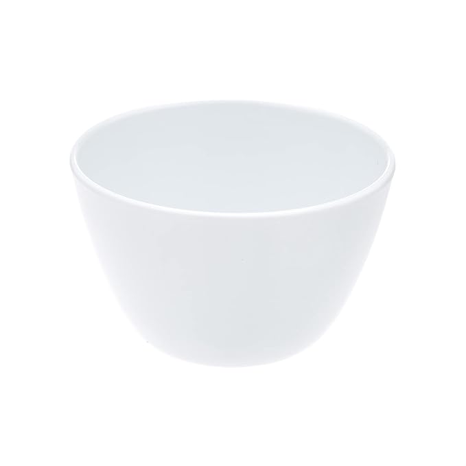 Amazon Basics Melamine Small Bowls for Sauces, Dessert, Round Serving Bowls, BPA Free, Dishwasher Safe, 8 oz, White, 6-Piece Set - Image 3