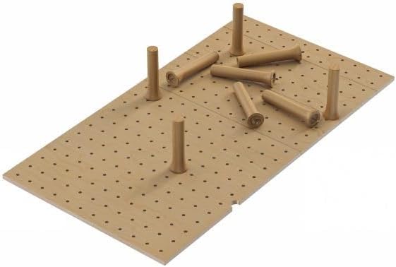 Dowell 4-Piece Wooden Pegs for Pegboard -Drawer Organizer – Adjustable to Fit of Various Sizes, Customizable Storage for Pots, Pans, and Plates-4007 PEG -4Pack(PEG4) - Image 6