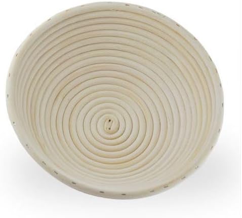 10" Round Banneton Proofing Basket – Premium Artisan Rattan Bread Proofing Basket for Sourdough, Boules, Artisan Bread Baking, Brotform Dough Rising by The Lucky Clover Trading - Image 6