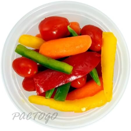 16 oz. Heavy Duty Round Deli Food Soup Plastic Container w/Lid 100% BPA Free (Pack of 6 Sets) - Image 4