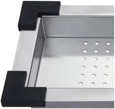 Kraus Stainless Steel Colander, 17 1/2" x 9 1/2" x 2 1/4", CS-2 - Image 6