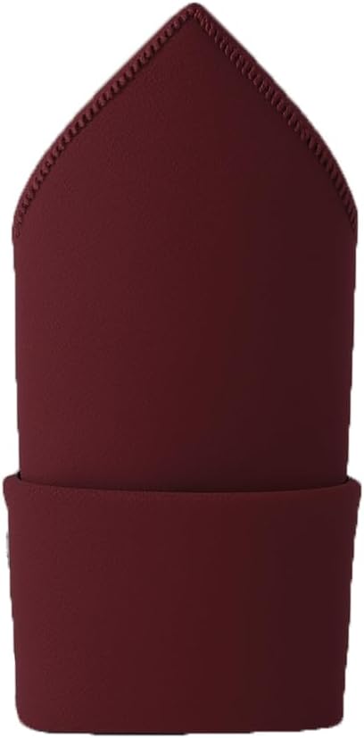 Pack of 100 PCS Cloth Napkins 17x17 inch Washable Polyester Dinner Napkins Soft Table Napkins for Wedding Party Dining Banquet Bistro Decoration - Maroon - Image 5