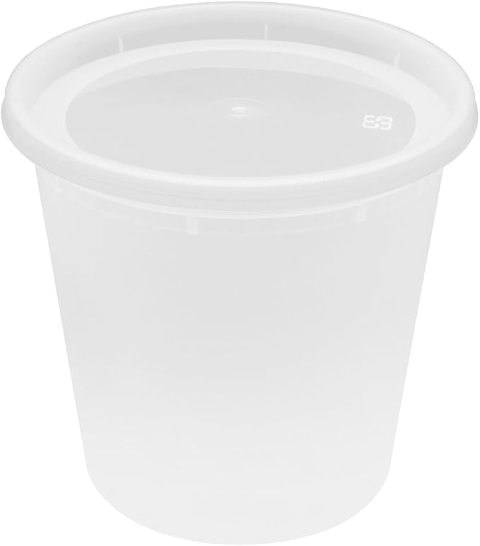 Karat [24oz - 240 ct] Clear PP Injection Molded Round Deli Containers with Lids (FP-IMDC24-PP - Image 6