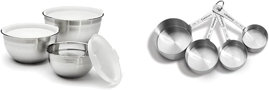 Cuisinart Stainless Steel Mixing Bowl and Measuring Cup Set by Unknown