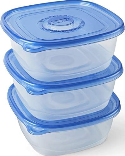 Glad GladWare XL Square Food Storage Containers with Lock Tight Lids, Family Size No BPA Plastic Containers for Leftovers and Meal Prep, Reusable Dishwasher Safe, 104 Oz, 3 Count - 3 Pack - Image 7