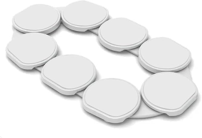 White- The Lazy Susan Revolution - The First Patented Lazy Susan Turntable Expandable for Rectangular & Oblong Tables - Kitchen & Dining Tables - Great Gift! Parties & Gatherings - Image 2