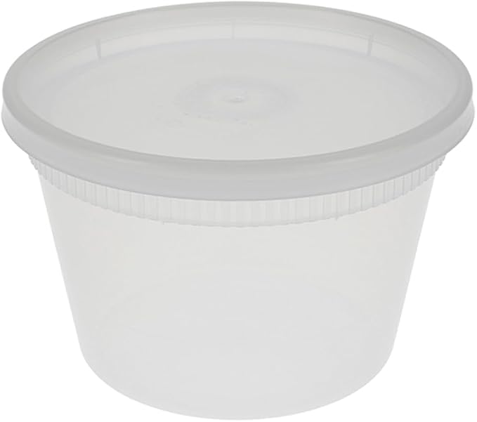 Deli Food Containers with Lids – 240 Sets Bulk Value Pack, 16 Oz Pint Size Airtight Food Storage Meal Prep Takeout & Restaurant Containers, BPA-Free, Microwave, Freezer & Dishwasher Safe (16 Oz) - Image 3