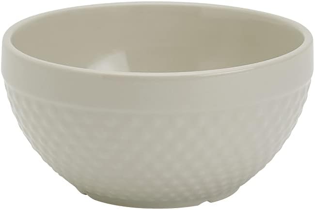 Tabletops Gallery Hobnail Style 4 Piece Timeless Grey Stoneware Nesting Mixing Bowl Set for Baking and Cooking - Image 8