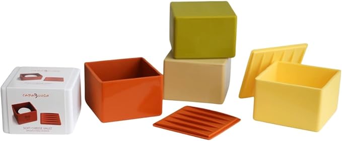 Cheese Vault for Soft Cheese - Reusable Artisan Cheese Storage Container for Fridge - Food Grade Silicone Cheese Container 5x5x3.5” - Easy to Clean Cheese Keeper for Refrigerator – Butter - Image 8