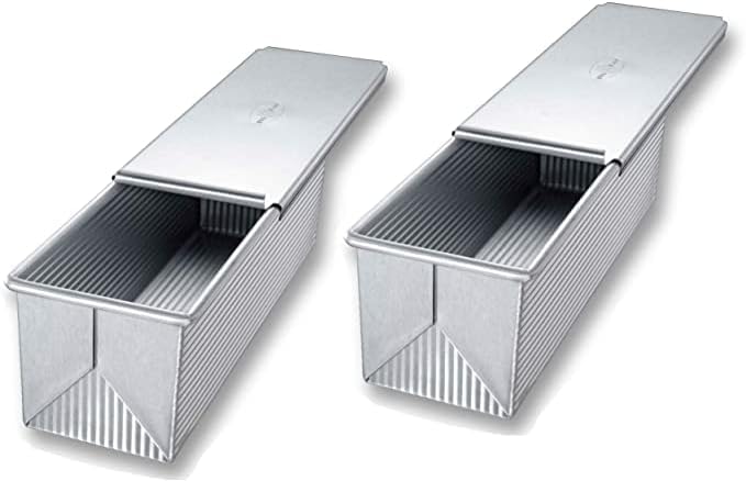 USA Pan Pullman Loaf Pan, 9 x 4 x 4, Aluminized Steel by USAPan