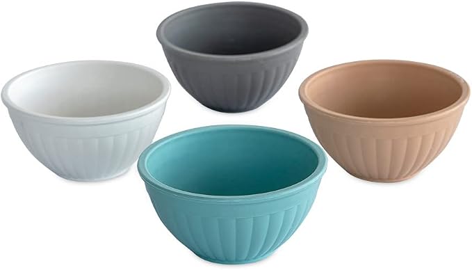 Nordic Ware Mini Prep and Serve Mixing Bowls Set, 4-Piece, Earth-Tones - Image 6