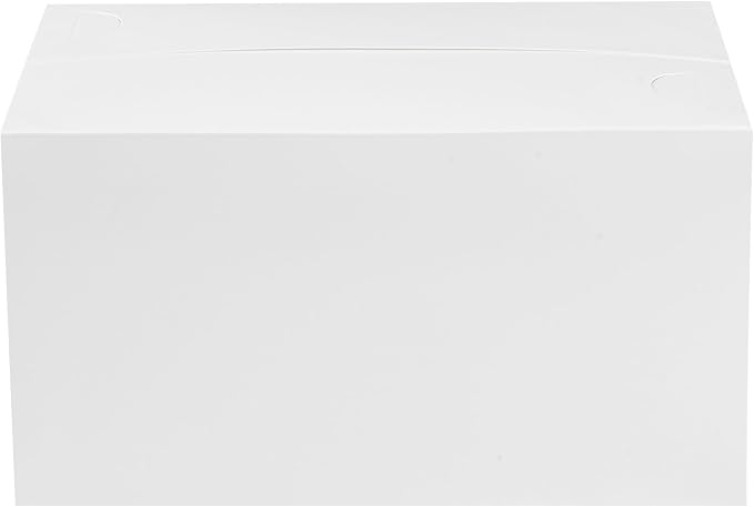 Restaurantware Bio Tek 80 Ounce To Go Boxes 400 Rectangle Take Out Food Containers - Fast Top Closure Disposable White Paper Carry Out Containers Greaseproof For Burgers Or Fried Chicken by Restaurantware