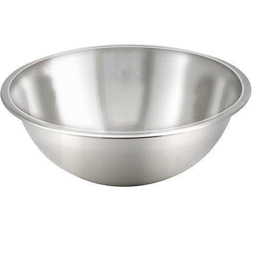 Tiger Chef Mixing Bowls Standard Weight Stainless Steel, Mirror Finish, 5 Quart, 1 Pack by TigerChef