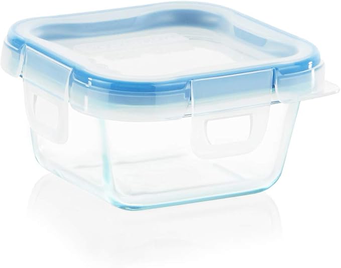 Snapware Total Solutions (2-Pack, 1 & 4 Cup) Glass Food Storage Containers Set, Airtight & Leakproof Locking BPA-Free Lids, Freezer Dishwasher Microwave Safe - Image 12