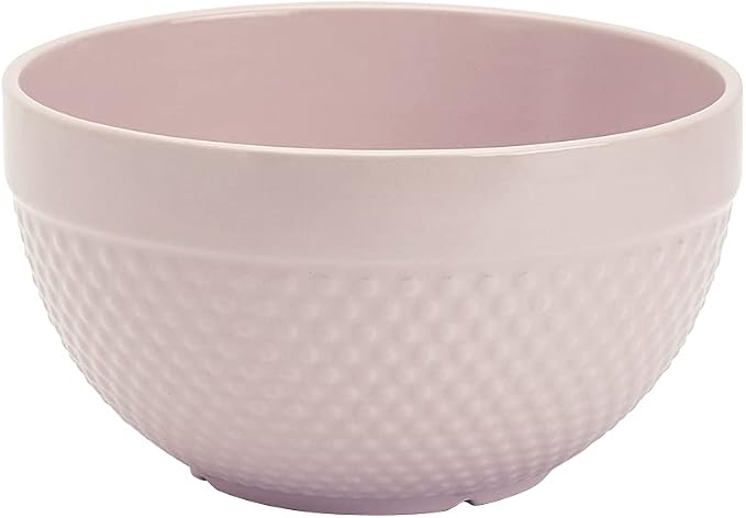 Tabletops Gallery Hobnail Style 4 Piece Timeless Grey Stoneware Nesting Mixing Bowl Set for Baking and Cooking - Image 7