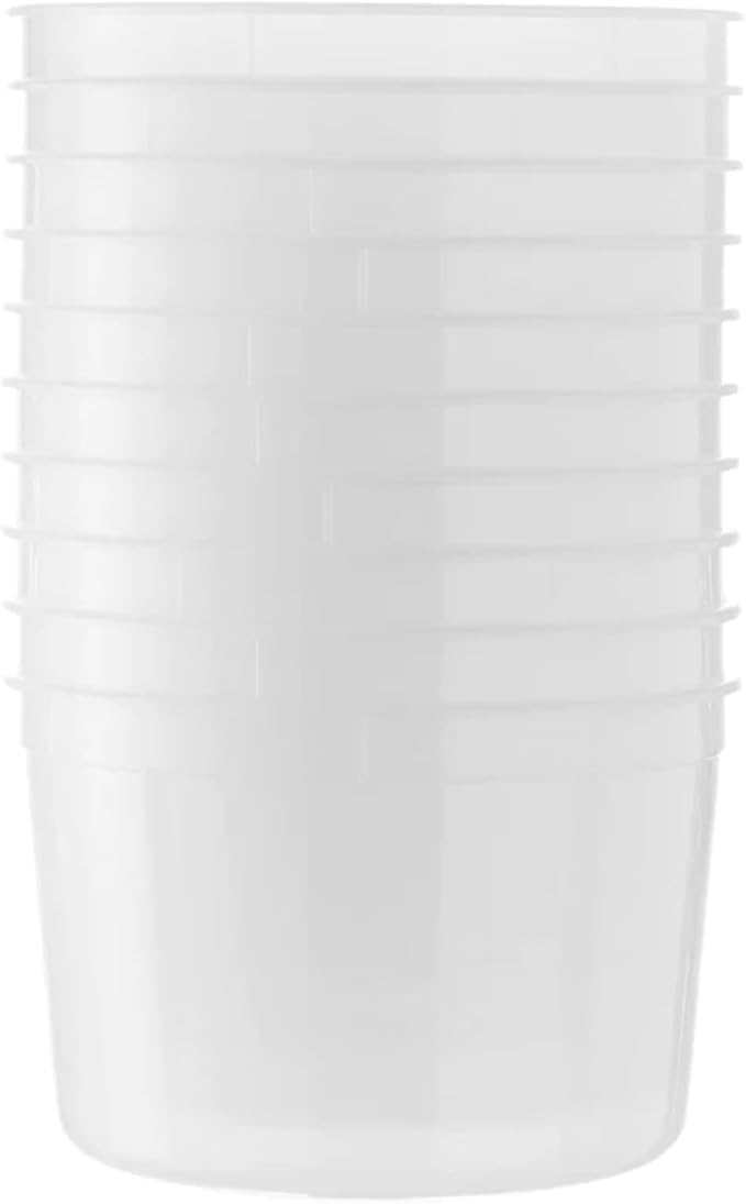 64 Oz Heavyweight Plastic Deli Containers with Airtight Lids | BPA Free Storage Cups for Soup Meal Prep Leftovers Takeout | Microwave Freezer Safe Reusable Containers | 40 Pack - Image 7