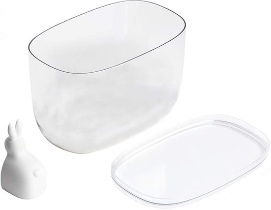Quory 521714200 Rice Storage Container, Rice Bin, Rice Stocker with Measuring Cup, 13.2 lbs (6 kg), Scandinavian, Rice Container & Scoop, Bellabany, 11.8 x 7.3 inches (30 x 18.5 x 20 cm) by QUALY