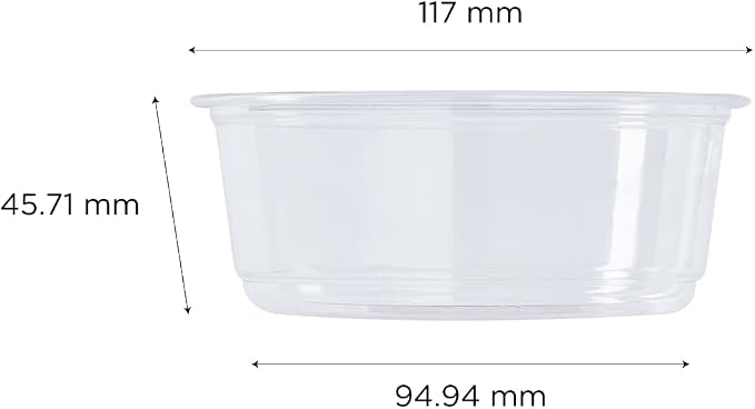 Karat 8oz PET Round Deli Container (117mm), FP-DC8-PET - 500 ct - Image 5