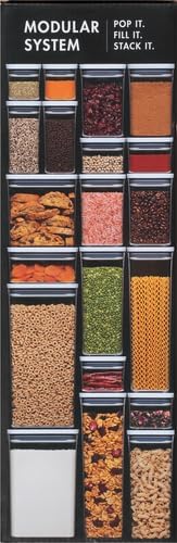 OXO Good Grips Storage Container Airtight | Stackable | For Pantry Organization | Dishwasher Safe | 5 Piece Set, Pack of 2 - Image 17