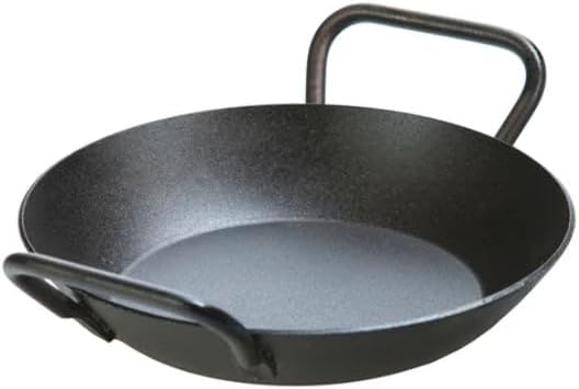 Lodge Pre-Seasoned Carbon Steel Skillet - Dual Assist Handle - Use in the Oven, on the Stove, on the Grill, or Over a Campfire - 8 Inch by Lodge