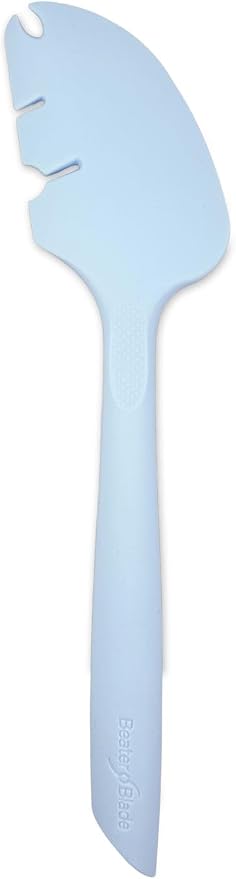Silicone Spatula ONE Mixer Beater Scraper and Spatula, Glacier Blue - Image 2
