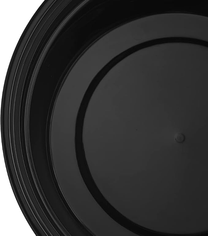 TIYA Food Containers – 24 oz Bulk 150 Pack with Lids – Plastic Food Storage To-Go Round Bowls – Reusable, Microwavable, Dishwasher Safe – Leak-Proof and Great for Meal Prep – BPA-Free - Image 3