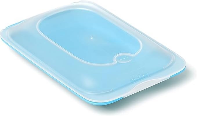 TATAY Cold Meat Containers for Fridge | Set of 4 Mini | Fridge Storage | Removable Lid, Stackable | Microwave, Freezer and Dishwasher Safe | BPA-Free, 12 x 3.1 x 18 cm, Assorted Colours - Image 3