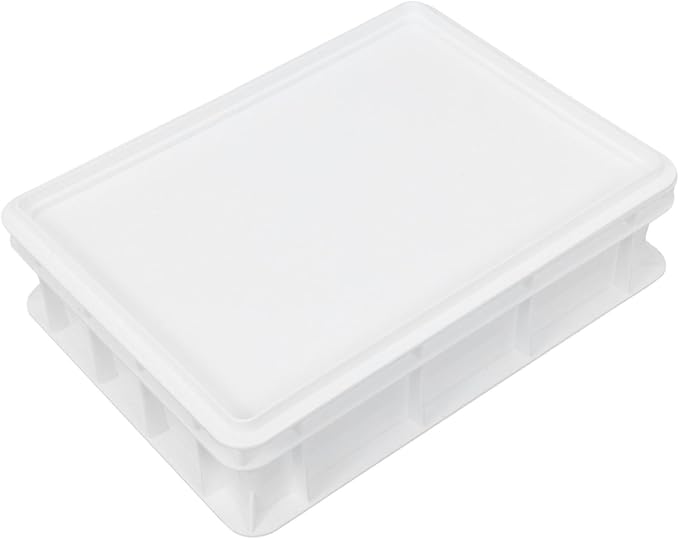 PRETYZOOM Stackable Pizza Dough Proofing Box Professional Bread Proofing Container with Covers for Home and Commercial Use Versatile Storage for Pizza Dough by PRETYZOOM