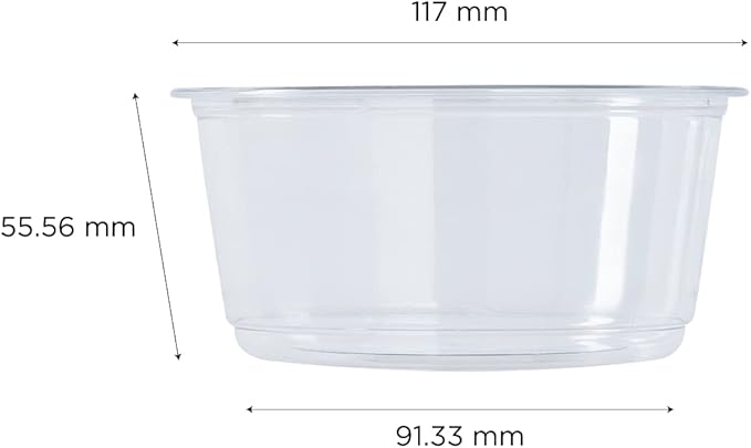 Karat 12oz PET Round Deli Container (117mm), FP-DC12-PET - 500 ct - Image 4