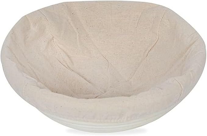 7" Round Banneton Proofing Basket with Cloth Liner – Premium Artisan Rattan Bread Proofing Basket for Sourdough, Boules, Artisan Bread Baking, Brotform Dough Rising by The Lucky Clover Trading - Image 6